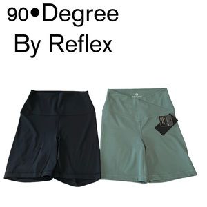 2 Pack 90• Degree by Reflex High Waist Bike Shorts